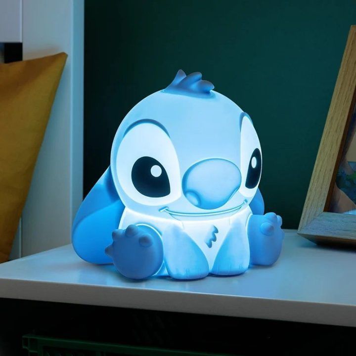 Disney Stitch silikoninė LED naktinė lempa vaikams, 15,2 cm