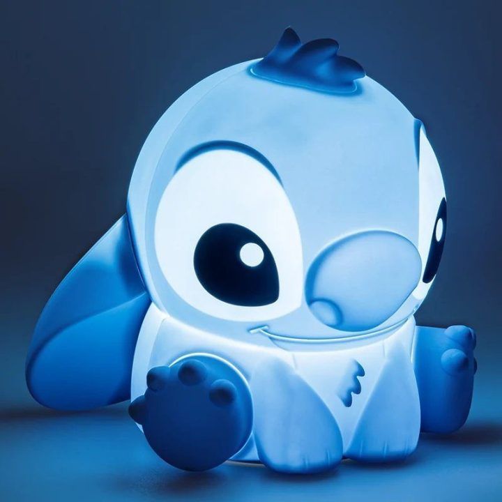 Disney Stitch silikoninė LED naktinė lempa vaikams, 15,2 cm
