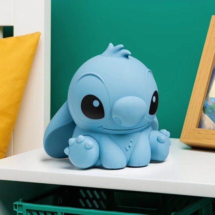 Disney Stitch silikoninė LED naktinė lempa vaikams, 15,2 cm