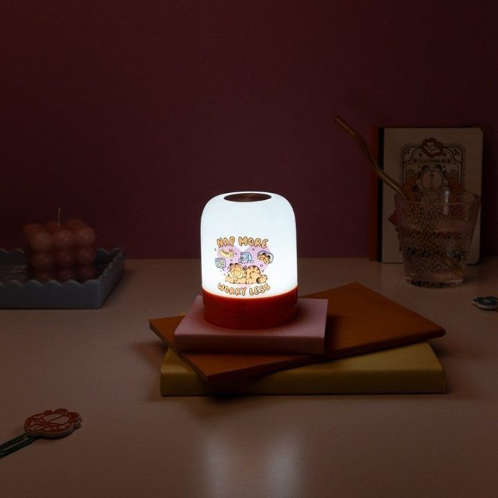 Garfield belaidė LED naktinė lempa su USB-C, ABS ir PP