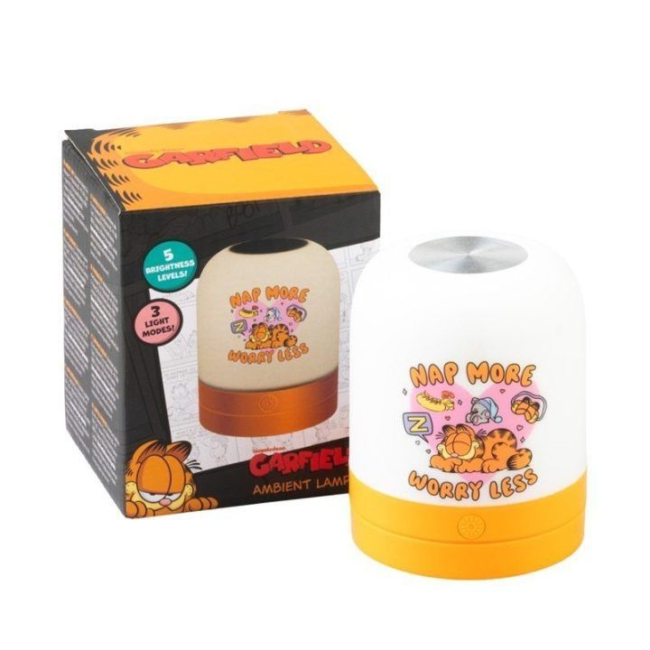 Garfield belaidė LED naktinė lempa su USB-C, ABS ir PP