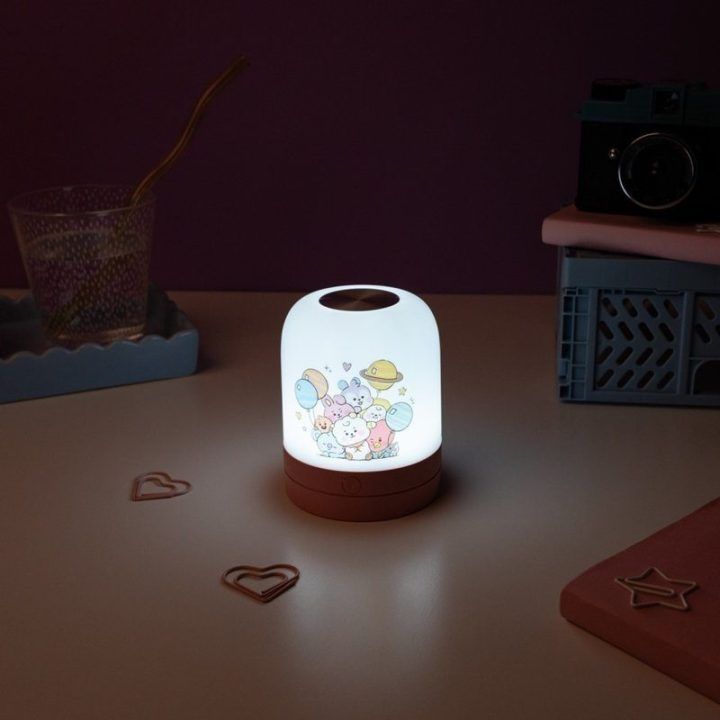 BT21 belaidė LED naktinė lempa vaikams