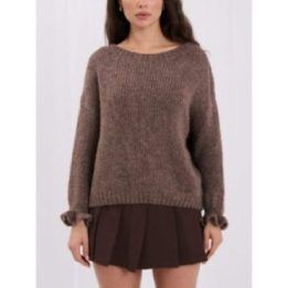 Rudas oversize megztinis