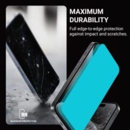 Apsauginis stiklas iPhone 18 Pro Crong Privacy 3D Armour Glass