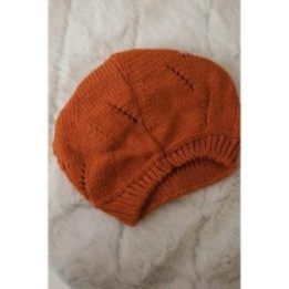 Moteriška žieminė kepurė Ingrid, oranžinės spalvos