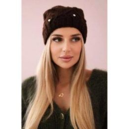 Moteriška žieminė kepurė Ramona, rudos spalvos