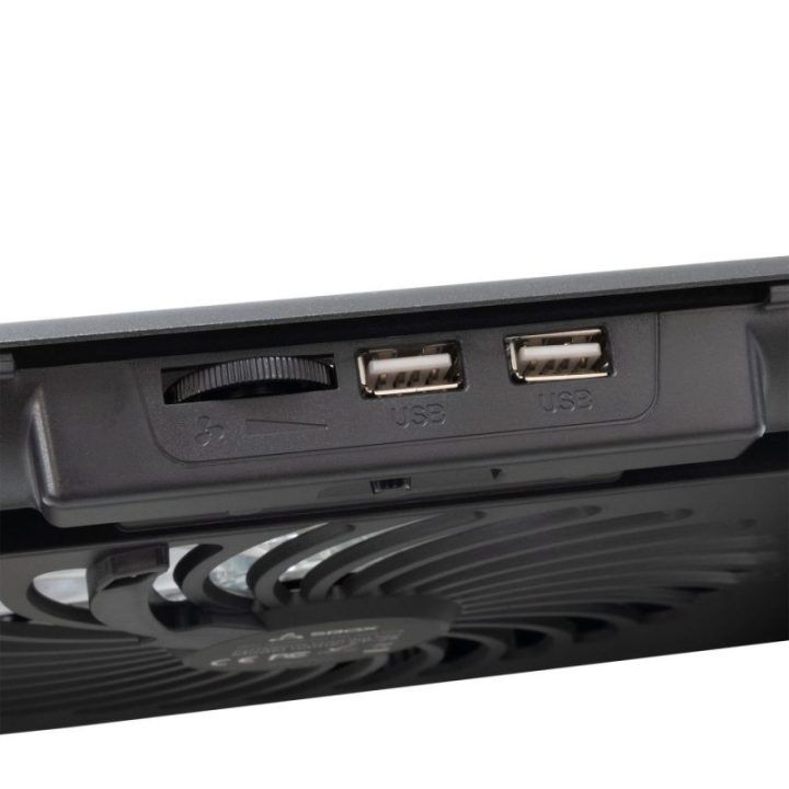 SBOX CP-28 aušinimo padėklas nešiojamajam kompiuteriui iki 17,3 col