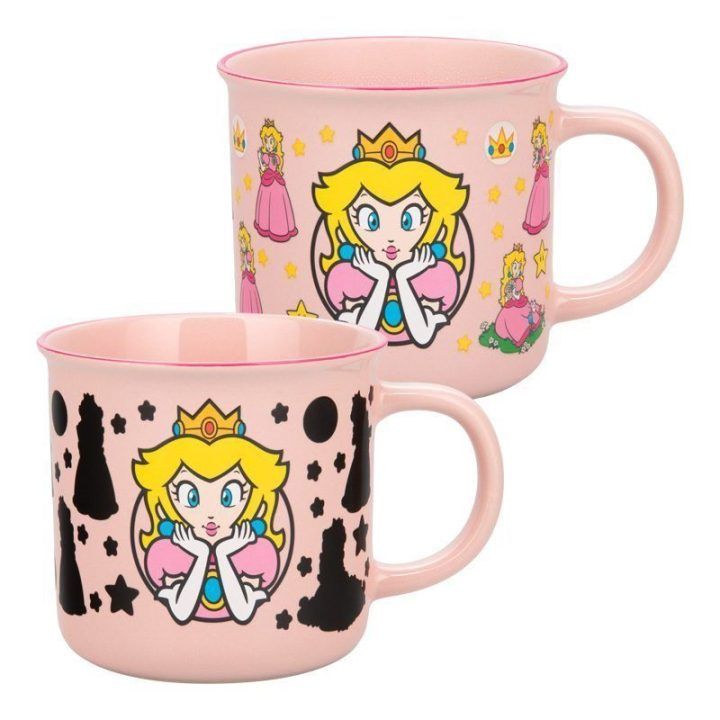 PAVADINIMAS: Paladone Super Mario Princess Peach šilumą keičiantis puodelis, 350 ml APRAŠYMAS: Šilumą keičiantis „Princess Peach