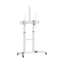 Sbox FS-3610 baltas grindinis TV stovas 60–100", iki 100 kg