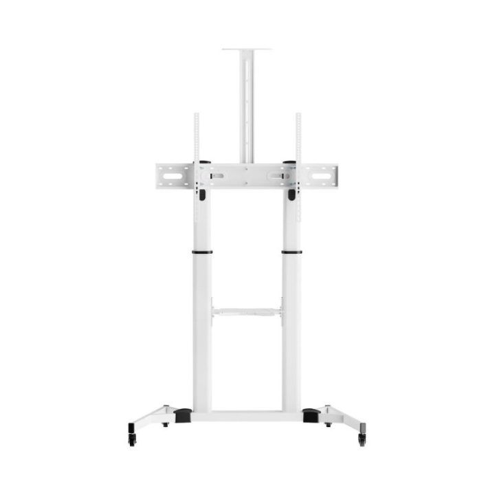 Sbox FS-3610 baltas grindinis TV stovas 60–100", iki 100 kg