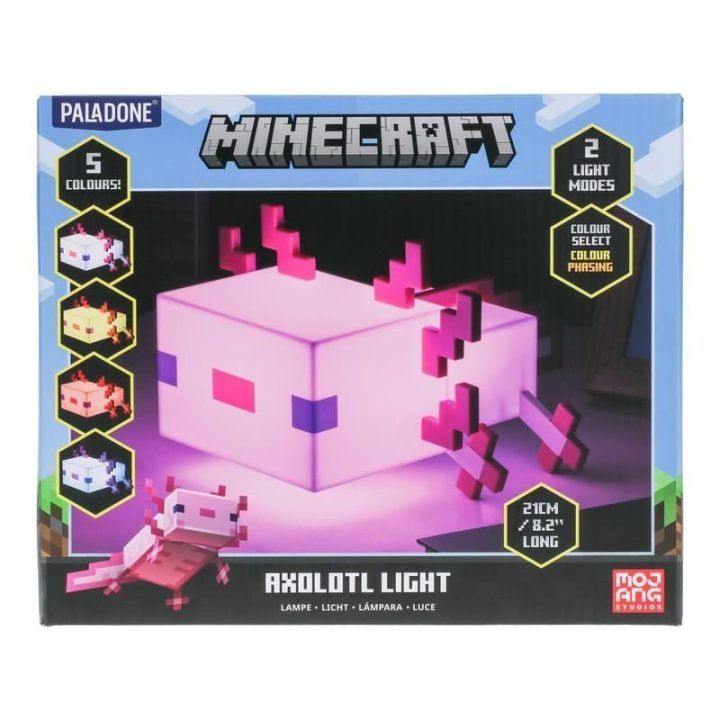 Paladone Minecraft Axolotl šviestuvas