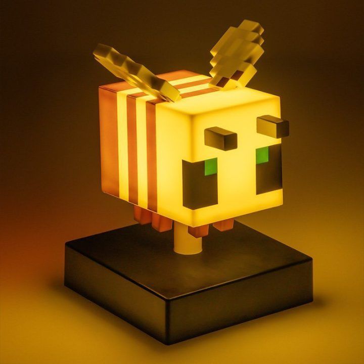 Minecraft Bee Icon Light šviestuvas