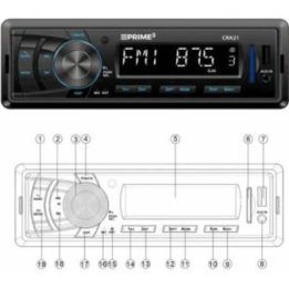 Automobilio radijo grotuvas Prime3 CRA21