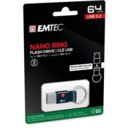 Emtec Nano Ring USB 3.2 64 GB atmintinė