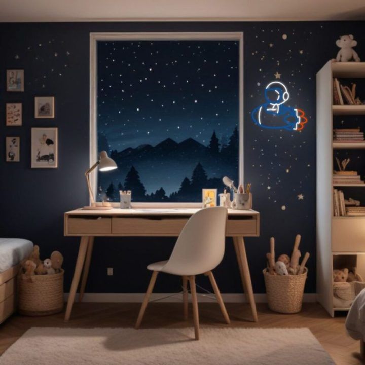Manta SNL90MT astronauto neoninė lemputė