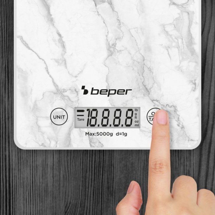 Beper skaitmeninės virtuvinės svarstyklės P102BIL004
