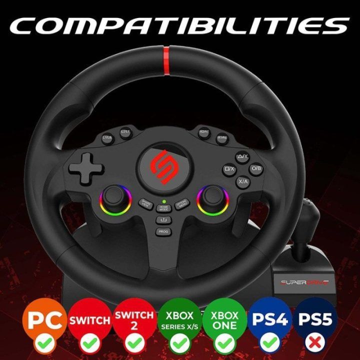 Subsonic Superdrive 220 RS-X žaidimų vairas