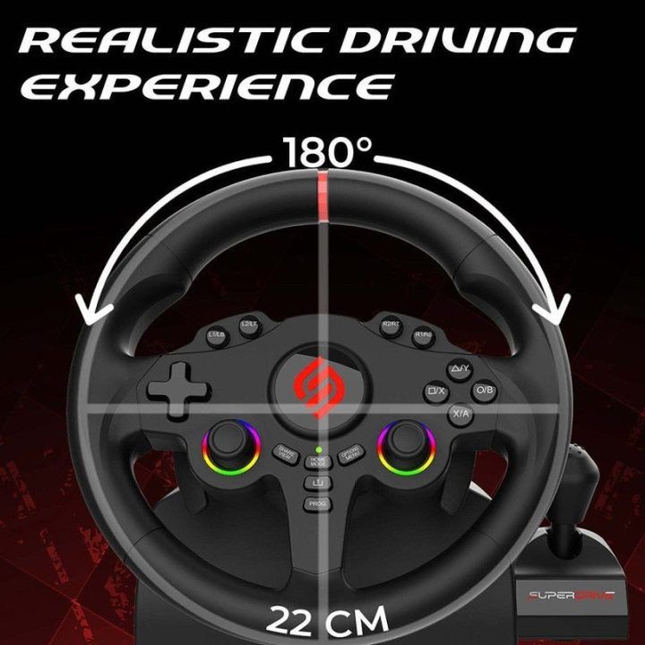 Subsonic Superdrive 220 RS-X žaidimų vairas