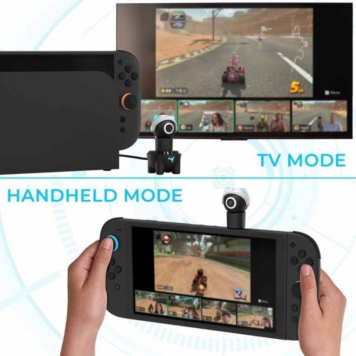 Subsonic Playcam 1080 2in1 mini kamera Nintendo Switch 2, šviesiai mėlyna