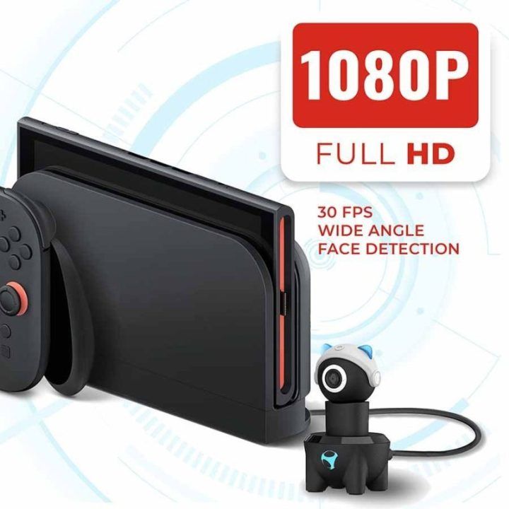 Subsonic Playcam 1080 2in1 mini kamera Nintendo Switch 2, šviesiai mėlyna