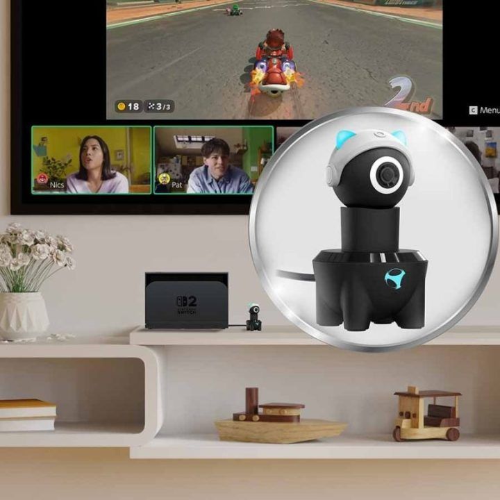 Subsonic Playcam 1080 2in1 mini kamera Nintendo Switch 2, šviesiai mėlyna