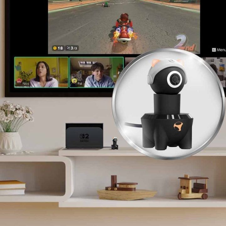 Subsonic Playcam 1080 2in1 mini kamera Nintendo Switch 2, raudona