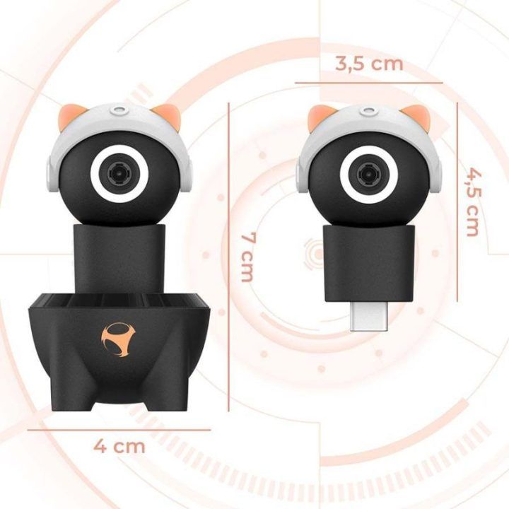 Subsonic Playcam 1080 2in1 mini kamera Nintendo Switch 2, raudona
