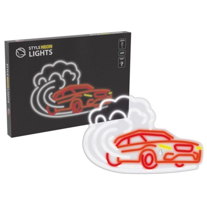 Manta SNL96MT neoninė šviesos dekoracija „Car Drift“