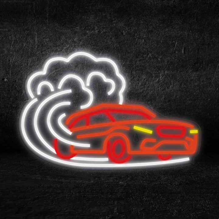 Manta SNL96MT neoninė šviesos dekoracija „Car Drift“