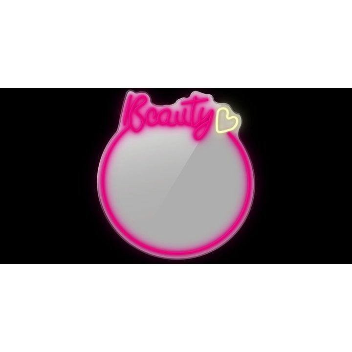 Manta MASNL130PK LED neoninis veidrodis „Beauty“