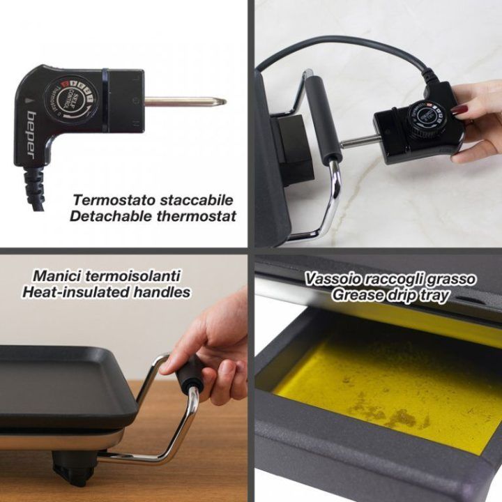 Beper P101BBQ070 elektrinis stalo grilis