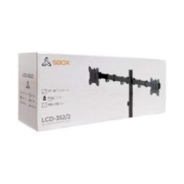 Monitoriaus laikiklis Sbox LCD-352/2, juodas