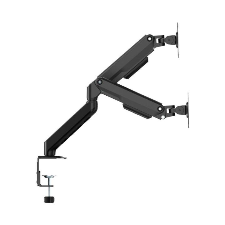 Sbox stalo LCD-S024-3 dvigubas monitorių laikiklis 17–32 col