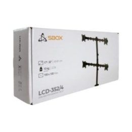 Monitorių laikiklis Sbox LCD-352/4-3 17–32 col., 4 ekranams