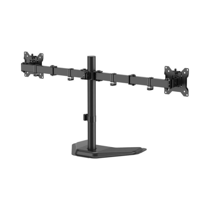 Monitorių laikiklis SBOX LCD-F024-3, juodas