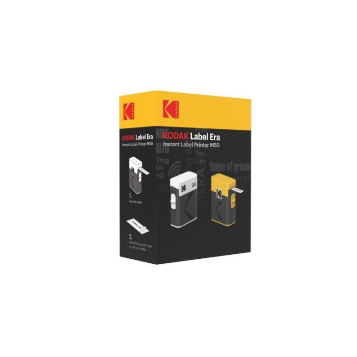 Kodak M50 etikečių spausdintuvas, geltonas