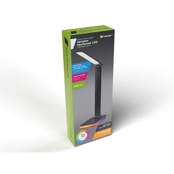 Tracer Prisma Black LED stalo šviestuvas