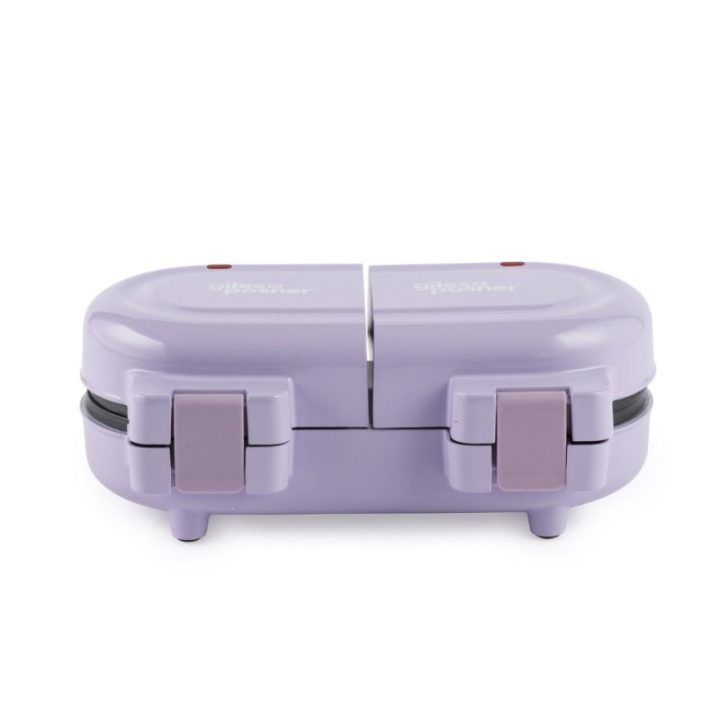 Giles & Posner dviguba vaflinė ir užkandžių keptuvė, pastelinė violetinė