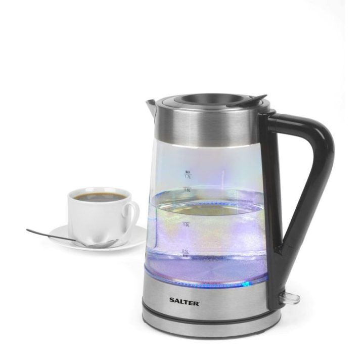 Salter EK5078IRFVDE stiklinis virdulys, 1,7 l, 2200 W