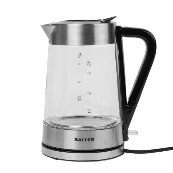 Salter EK5078SSFVDE spalvą keičiantis stiklinis virdulys