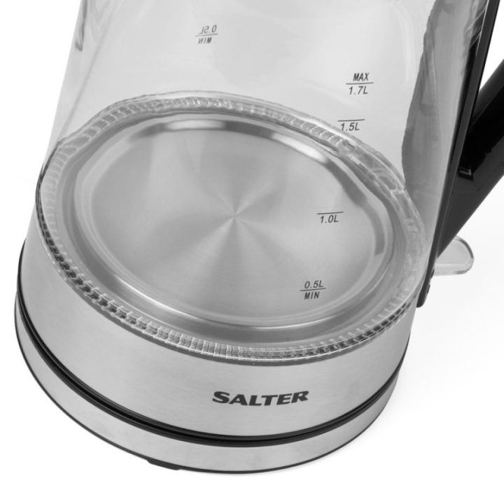 Salter EK5078SSFVDE spalvą keičiantis stiklinis virdulys