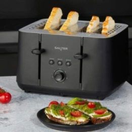 Salter Kuro 4 riekelių skrudintuvas EK5565MBLKFVDE