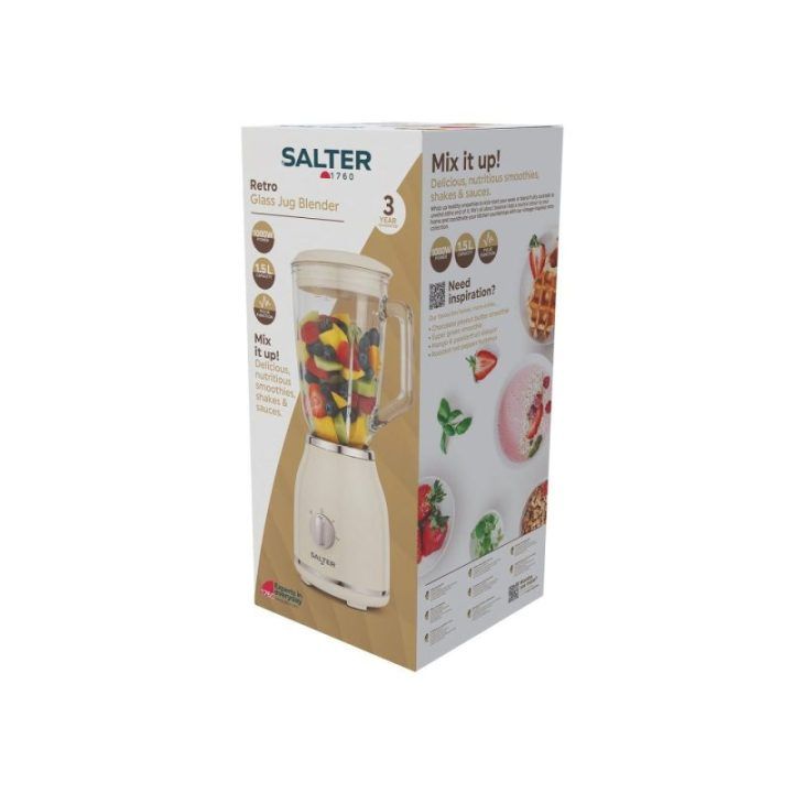 Salter Retro stiklinis trintuvas EK6687CRMVDE
