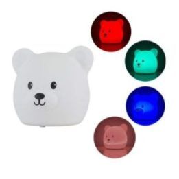 Įkraunamas silikoninis meškiuko LED šviestuvas Koala Games G2535
