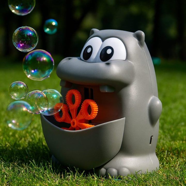 Koala Games G2495 Frog & Hippo burbulų aparatas, 2 vnt