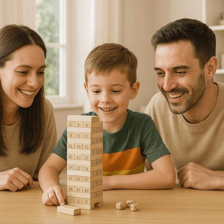 Koala Games G2590 stebuklingas medinis bokštas 4 viename
