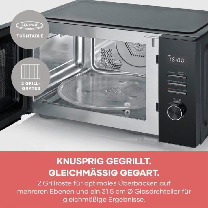 Severin MW 7798 mikrobangų krosnelė su griliu ir konvekcija, 29 l