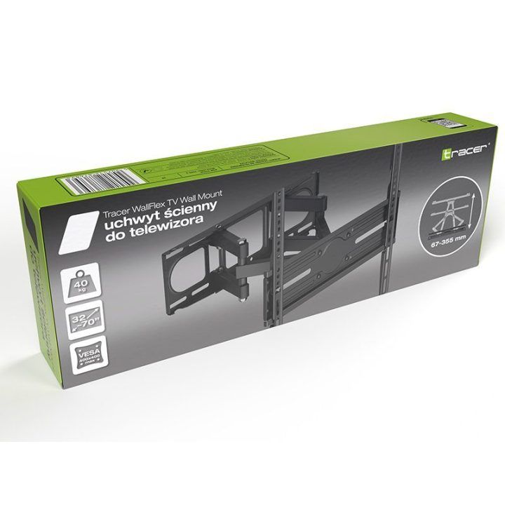 Televizoriaus laikiklis Tracer WallFlex 32–70 col., iki 40 kg