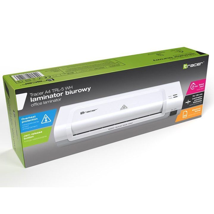 Laminatorius Tracer TRL-5, baltas