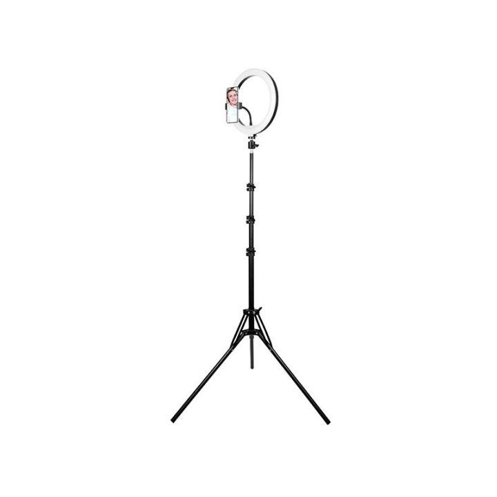 Tracer LED žiedinė lempa 30 cm su 210 cm stovu